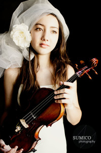 Highschool Senior with Violin