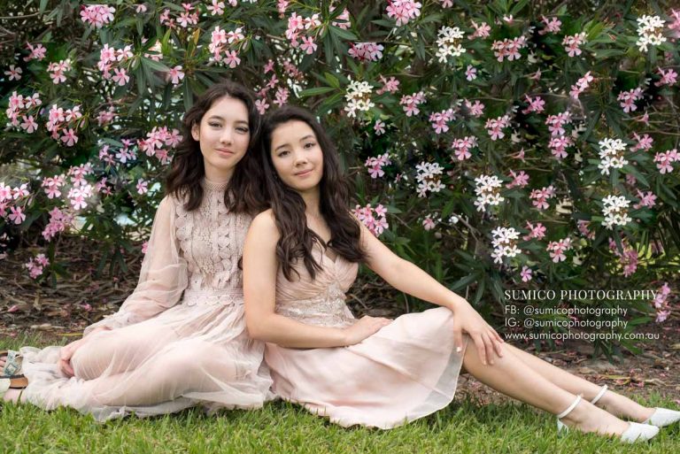 Teen Sisters Portrait