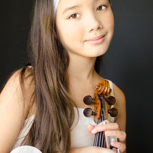 Child portrait with violin Child portrait with violin