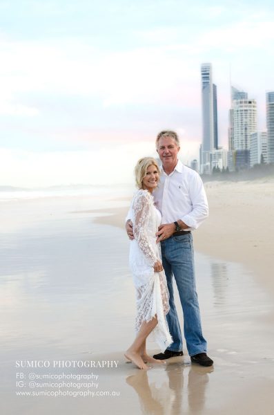 Couple Photo on the Gold Coast Beach