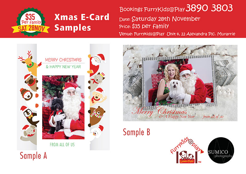 Santa Paws 2015 Ecard Samples