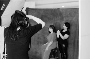 Studio Portrait behind the scene
