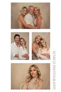 Family portrait collage