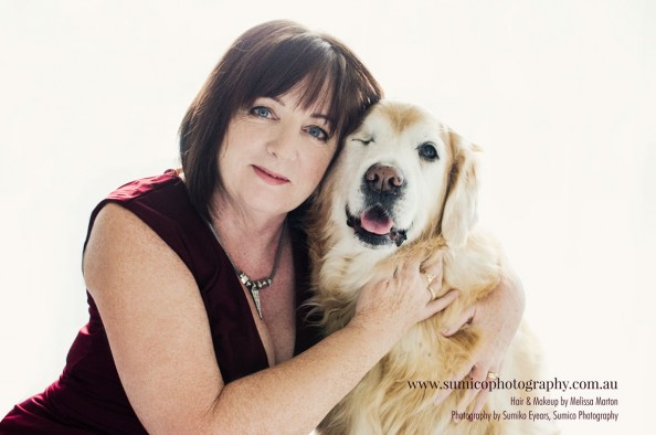 Glamour Portrait with Pet Glamour Portrait with Pet