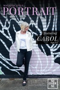 50 over 50 photographic project magazine style portrait
