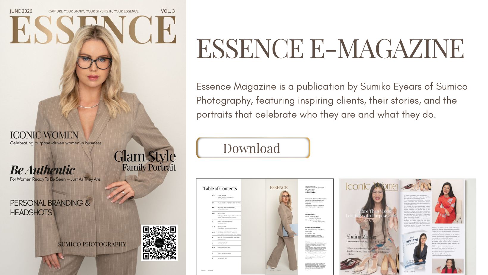 Essence e-magazine by Sumico Photography