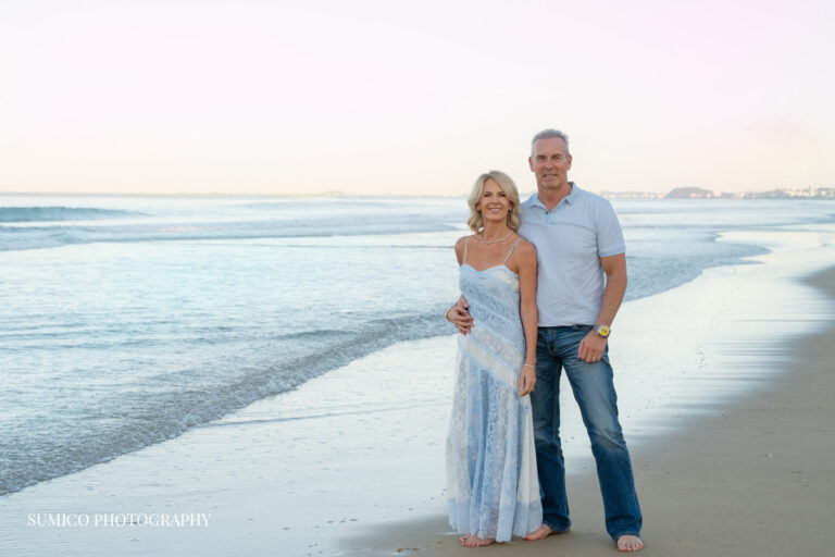 Couple photo at the beach, Gold Coast