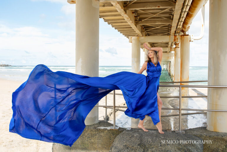 Flying Dress Photoshoot Gold Coast